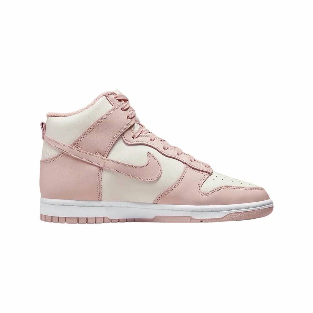 NEW NIKE women's dunk high sneakers in phantom pink